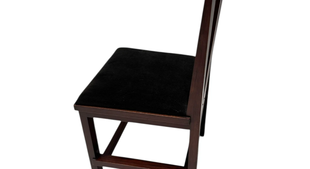 Art Deco Modernist High Back Chair by Hendrik Wouda for Pander, 1924